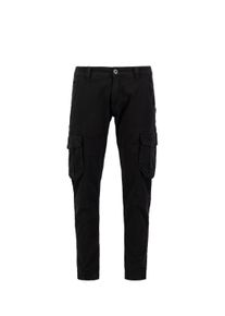Herren Cargohose "Alpha Industries Men - Pants Army Pant", schwarz, Gr. 38, Alpha Industries, Obermaterial: 98% Baumwolle, 2% Elastan, Hosen
