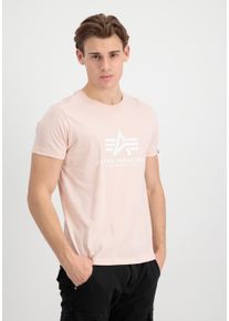 Herren T-Shirt "Alpha Industries Men - T-Shirts Basic T-Shirt BL", orange, Gr. XL, Alpha Industries, Obermaterial: 100% Baumwolle, Shirts