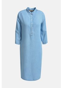 Smith & Soul SMITH & SOUL Damen Sommerkleid, blau, casual, Gr. S, bestickt, Material: 100% Lyocell, Kleider, mit Taschen