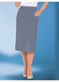 Classic Basics Damen Bleistiftrock, grau, Gr. 42, unifarben, 100% Polyester, Röcke