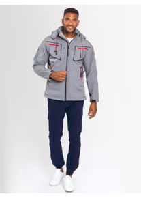 Arctic Seven Herren Softshelljacke "ASPierr", grau, Gr. XXXL, Obermaterial: 96% Polyester, 4% Elasthan; Innenmaterial: 100% Polyester, Jacken,