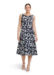 Vera Mont Damen Cocktailkleid "Vera Mont Cocktailkleid mit Print", blau, feminin, Gr. 36, Obermaterial: 90% Polyester, 10% Elasthan. Futter: 100%