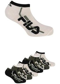 Fila Kinder Freizeitsocken "JUNIOR BOY INVISIBLE SOCKS", Gr. 31military, Baumwollmischung, bestickt, mehrfarbig, Socken, Bequemes Fußbett für