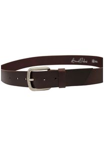 AnnaMatoni Damen Ledergürtel, braun, casual,klassisch,modisch,sportlich, Gr. 85, unifarben, Leder, Gürtel, Rustikale Optik