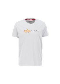 Herren T-Shirt "Alpha Industries Men - T-Shirts Alpha Label T-Shirt", grau, Gr. XS, Alpha Industries, Obermaterial: 100% Baumwolle, Shirts