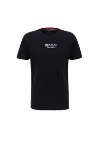 Herren T-Shirt "Alpha Industries Men - T-Shirts Alpha Wording T-Shirt", schwarz, Gr. XL, Alpha Industries, Obermaterial: 100% Baumwolle, Shirts