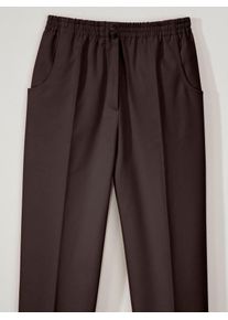 Classic Basics Damen Schlupfhose, braun, Gr. 21, unifarben, 65% Baumwolle, 31% Polyester, 4% Elasthan, Hosen
