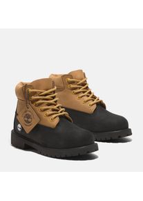 Timberland Schnürboots "Timberland PREMIUM 6 INCH LACE UP WATERPROOF BOOT", Gr. 38, schwarz, Leder, sportlich, Schuhe, Winterstiefel, Schnürstiefel,