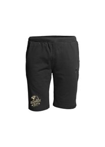 Herren Shorts "EAGLE", schwarz, casual, Gr. XXL, Ahorn Sportswear, bedruckt, 100% Baumwolle, Hosen, mit modischem Print