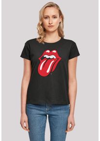 F4NT4STIC Damen T-Shirt "The Rolling Stones Zunge", schwarz, casual, Gr. 5XL, Obermaterial: 100% Baumwolle, Shirts, Premium Qualität