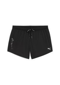 Puma Damen Laufshorts "RUN Knit 3" Split Shorts Damen", schwarz, Gr. XL, Außenseite: 6% Elasthan, 94% Polyester; Innenhose: 100% Polyester; Unterer