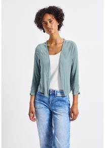 Street One Damen Cardiganarona blau, casual, Gr. 34, unifarben, Stoff, 91% Viskose, 9% Elasthan, Strickjacken, aus softer Viskose