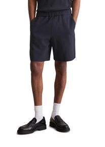 Marc O'Polo Herren Shorts "fein strukturiert aus Bio-Baumwolle", blau, Gr. XXL, MARC O'POLO DENIM, unifarben, Obermaterial: 100% Baumwolle, Hosen