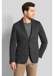 Bugatti Herren Sakko, grau, casual, Gr. 56, Fischgratmuster, 56% Viskose, 42% Polyester, 2% Elasthan, Sakkos, mit Fischgratmusterung