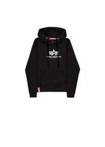 Damen Hoodie "Alpha Industries Women - Hoodies New Basic Hoodie BL W", schwarz, Gr. M, Alpha Industries, Obermaterial: 80% Baumwolle, 20% Polyester,