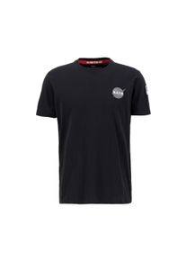 Herren T-Shirt "Alpha Industries Men - T-Shirts Space Shuttle T-Shirt", schwarz, Gr. M, Alpha Industries, Obermaterial: 90% Baumwolle, 10% Polyester,