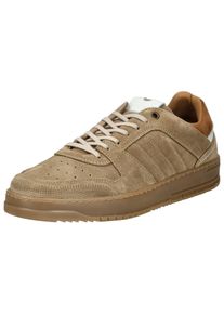 Bullboxer Herren Sneaker "Bullboxer Sneaker Veloursleder", Gr. 44, beige, Veloursleder, casual, Schuhe