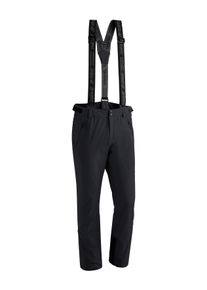 Maier Sports Herren Skihose "Anton slim", schwarz, Gr. 106, 100% Polyester, Hosen, Herren Schneehose mit Hosenträgern, wind/wasserdicht, Slim Fit
