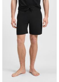 HUGO UNDERWEAR Herren Pyjamashorts "Austin Short", Gr. S, schwarz, Web, Obermaterial: 60% Baumwolle, 40% Polyester, casual, Hosen, mit Tunnelzug