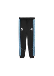 Puma Herren Sporthose "Olympique de Marseille KING Anthem Hose Herren", blau, Gr. L, Obermaterial: 63% Polyester, 37% Baumwolle; Taschenfutter: 100%
