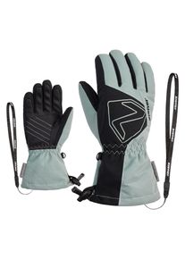 Ziener Kinder Skihandschuhe "LAVAL AS AW", grau, Gr. 5,5, Kunstfaser, Handschuhe