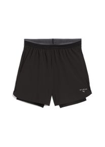 Puma Herren Trainingsshorts "Puma x HYROX 2-in-1-Trainingsshorts Herren", schwarz, Gr. XXL, Obermaterial: 87% Polyester, 13% Elasthan; Taschenfutter: