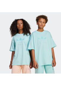 Kinder T-Shirt "TEE", blau, sportlich, Gr. 146, adidas originals, Obermaterial: 100% Baumwolle, Shirts