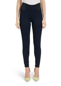 Betty Barclay Damen Stoffhose "Betty Barclay Basic-Hose mit elastischem Bund", blau, Basic, Gr. 42, Obermaterial: 56% Polyamid, 40% Viskose, 4%