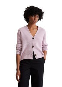 Marc O'Polo MARC O'POLO Damen Cardigan "aus Heavy-Weight-Organic-Cotton", lila, casual, Gr. XS, unifarben, Obermaterial: 100% Baumwolle, Strickjacken