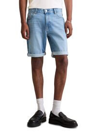 Marc O'Polo Herren Shorts "aus Bio-Baumwoll-Mix", blau, Gr. 33, MARC O'POLO DENIM, unifarben, Obermaterial: 99% Baumwolle, 1% Elasthan, Hosen
