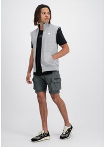 Herren Funktionsweste "Alpha Industries Men - Vests X-Fit Collar Vest", grau, Gr. L, Alpha Industries, Obermaterial: 80% Baumwolle, 20% Polyester,