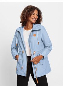 Casual Looks Damen Funktionsjacke, blau, Gr. 20, unifarben, 100% Polyester, Jacken