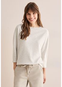 Cecil Damen 3/4-Arm-Shirt, beige, Basic, Gr. XL, unifarben, Stoff, 72% Polyester, 27% Viskose, 1% Elasthan, Shirts, mit 3/4 Ärmeln