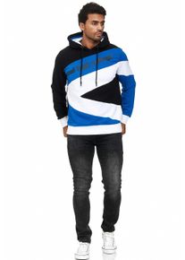 Rusty Neal Herren Kapuzensweatshirt, schwarz, sportlich, Gr. XL, mehrfarbig, 70% Baumwolle, 30% Polyester, Sweatshirts, in sportlichem Design