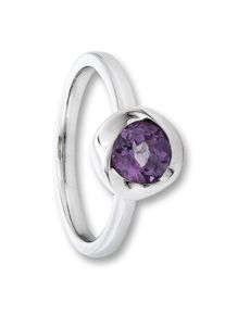 ONE ELEMENT Damen Silberring "Amethyst Ring aus 925 Silber Amethyst Ring aus 925 Silber", 52, Silber 925 (Sterlingsilber), silber, Silber 925