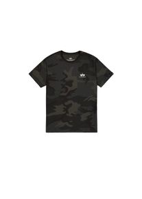 Herren T-Shirt "Alpha Industries Men - T-Shirts Backprint T-Shirt Camo", schwarz, Gr. XL, Alpha Industries, Obermaterial: 100% Baumwolle, Shirts