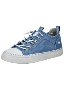 Mustang Shoes Damen Sneaker "Mustang Shoes Sneaker Textil", Gr. 39, blau, Textil, casual, Schuhe