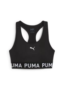 Puma Damen Sport-BH "4KEEPS Elastic BH Damen", Gr. XS, schwarz, 85% Polyester, 15% Elasthan, BHs
