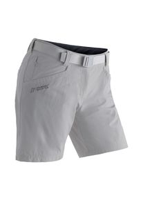 Maier Sports Damen Funktionsshorts "Lulaka Shorts", grau, Gr. 34, 90% Polyamid, 10% Elasthan, Hosen, Damen Shorts, kurze Wanderhose, Outdoorhose mit