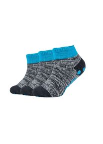 Camano Kinder Kurzsocken "Kurzsocken 3er Pack", Gr. 39, grau, 85% Polyacryl 12% Polyester 3% Elasthan, Socken