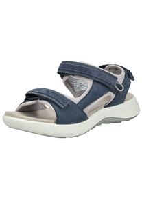 Legero Damen Riemchensandale "Legero Sandalen Nubukleder/Textil", Gr. 40, blau, Nubukleder, Textil, casual, Schuhe