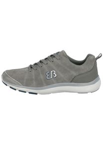 Brütting BRÜTTING Sneaker "Freizeitschuh Dallas", Gr. 36, grau, Veloursleder, Schuhe