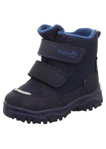 Superfit Kinder Winterboots "HUSKY1 WMS: mittel", Gr. 22, blau, Textil, casual, Schuhe, Snowboots mit wasserdichtem SYMPATEX, Größenschablone zum