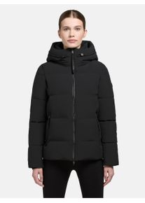 Khujo Damen Steppjacke "Fanc2-YM", schwarz, Basic, Gr. XXL, Obermaterial: 90% Polyester, 10% Elasthan, Futter: 100% Nylon, Wattierung: 100%