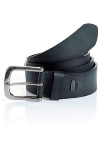 MONTI Damen Ledergürtel "NASHVILLE", schwarz, casual, Gr. 90, unifarben, Rindsleder, Gürtel, 4,0 cm breit, Jeans-Casual, kürzbar, bis Gr. 150 cm