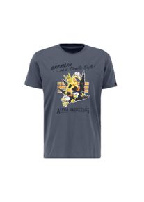 Herren T-Shirt "Alpha Industries Men - T-Shirts Gremlin T-Shirt", grau, Gr. M, Alpha Industries, Obermaterial: 100% Baumwolle, Shirts
