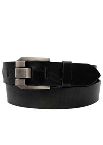 AnnaMatoni Damen Ledergürtel, schwarz, modisch, Gr. 115, unifarben, Rindsleder, Gürtel
