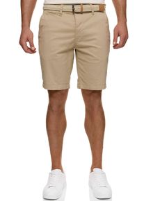 INDICODE Herren Chinoshorts, braun, modisch, Gr. XXL, unifarben, Denim/Jeans, Obermaterial: 98% Baumwolle, 2% Elasthan, Hosen