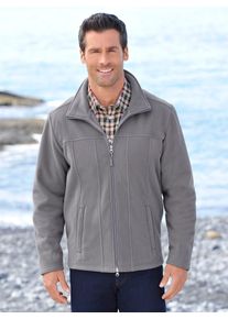 CLASSIC Herren Fleecejacke, grau, Gr. 56, unifarben, 100% Polyester, Jacken