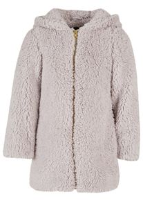 Urban Classics Mädchen Parka "Urban Classics Damen Girls Sherpa Jacket", grau, casual, Gr. 122, unifarben, 100% Polyester, Jacken